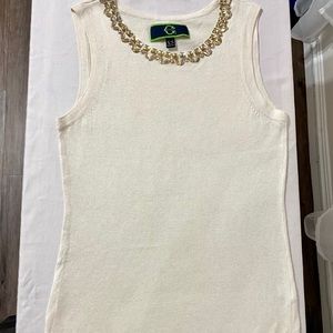 Wonder short sleeves crystal tank top
